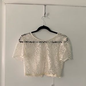 Pretty Leanne Marshall lace shrug